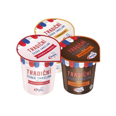 Tradiční česká zmrzlina vanilková 350 ml
